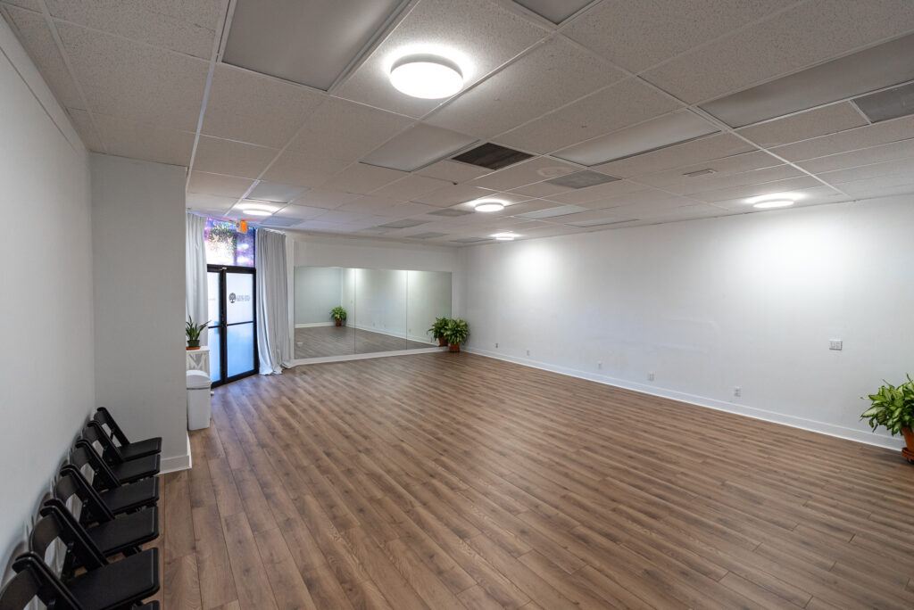 Bright, open studio space at One Soul Sanctuary
